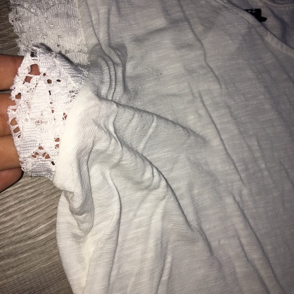 White Ruffled Top - Picture 3 of 3